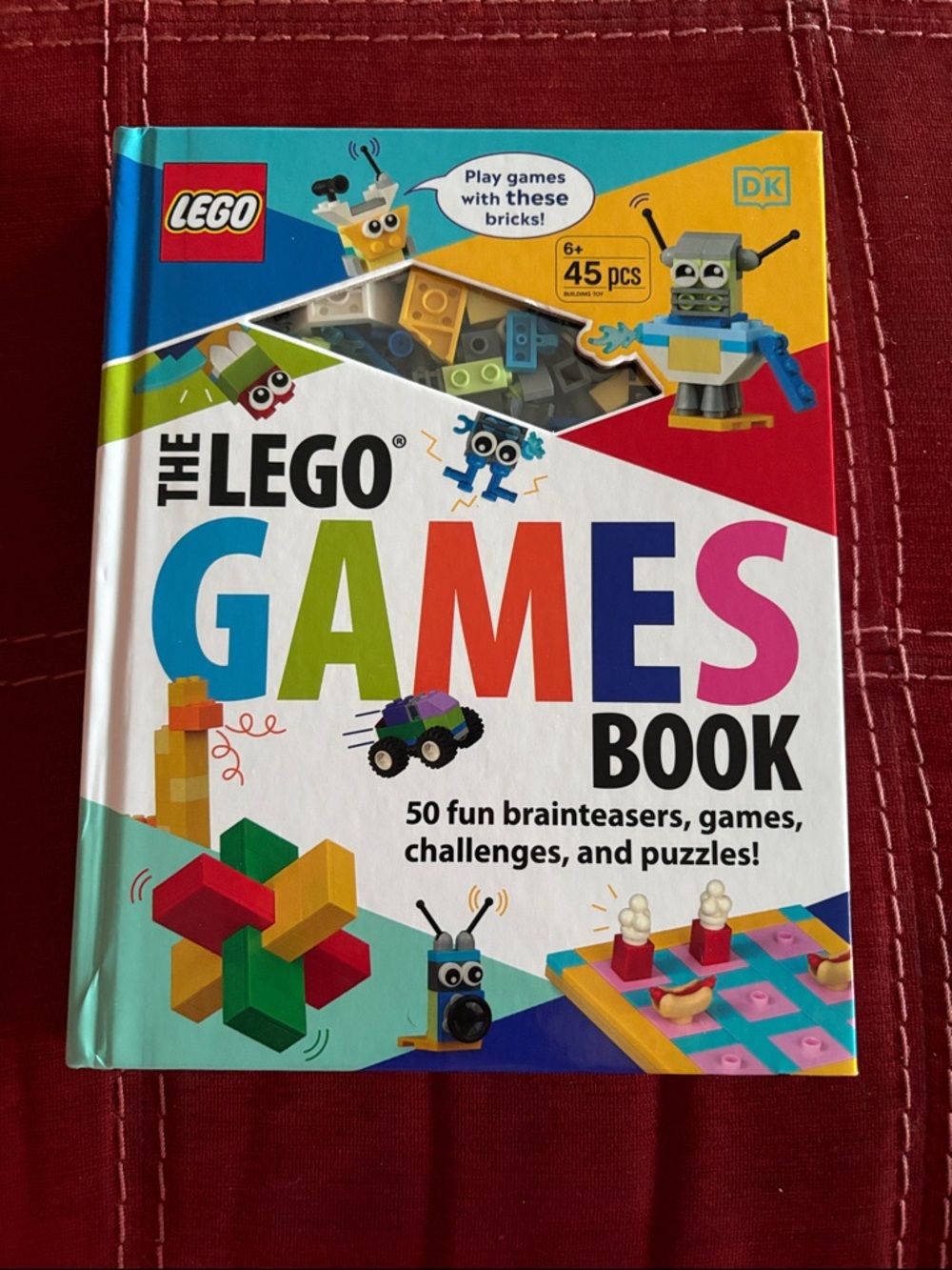 🆕Lego Games Book- Includes Legos and Building Challenges, Puzzles, etc